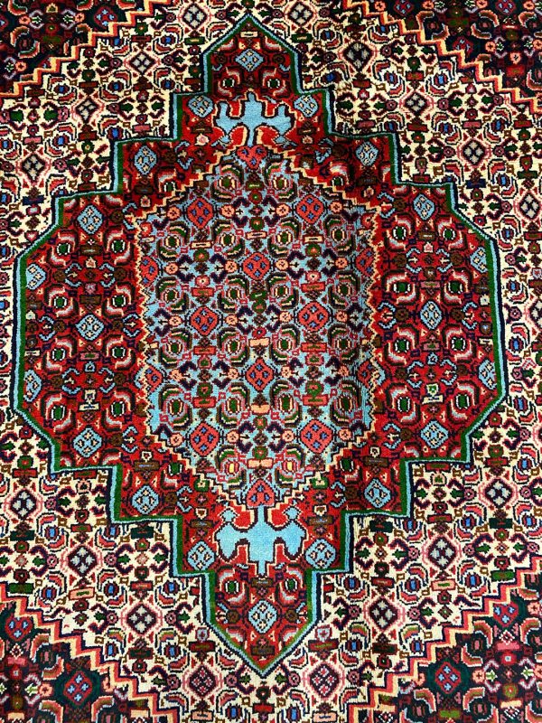 1.4×1.3M Kurdish Senneh Bijar Rug