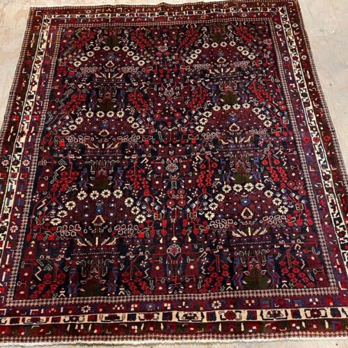 2x1.4M Antique Masterpiece Kerman Rug