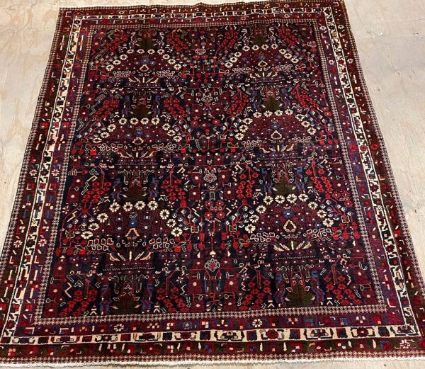 2×1.4M Antique Masterpiece Kerman Rug