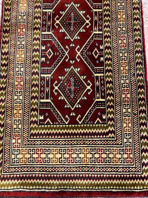 1.1×0.5M Persian Balouchi Nomadic Rug
