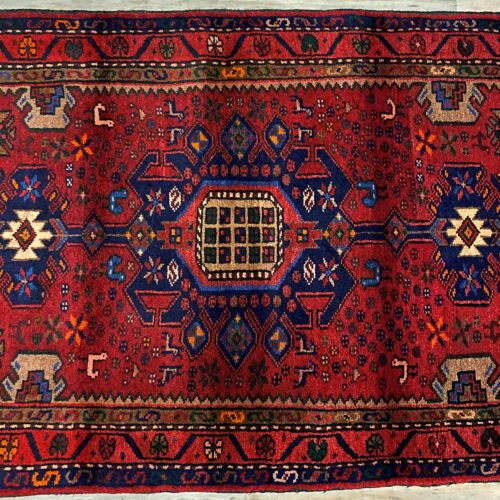 1.4x0.9M Antique Hamedan Persian Rug