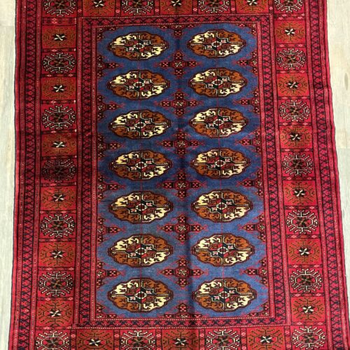 1.5x1M Bokhara Turkoman Persian Rug