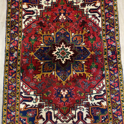 1.4x1M Rare Heriz Persian Rug