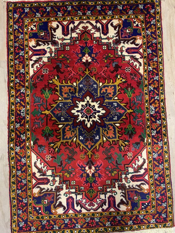 1.5x1M Rare Heriz Persian Rug