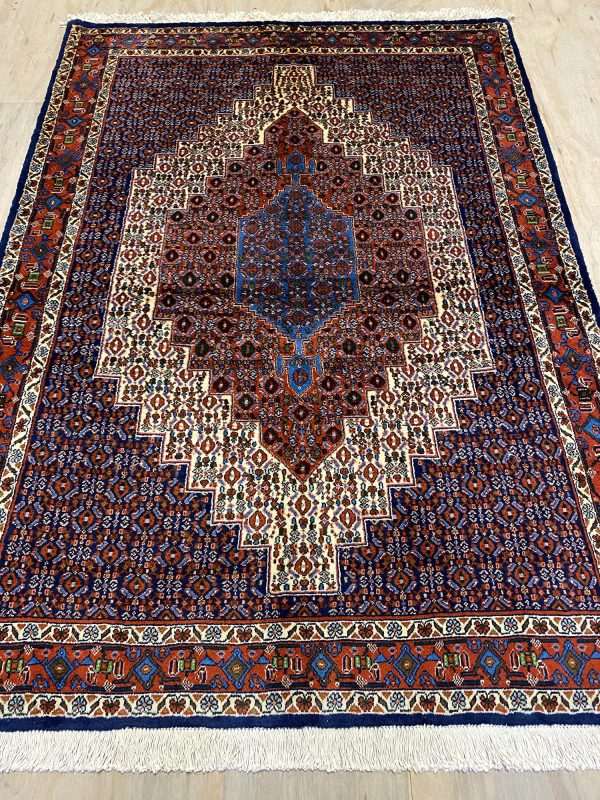 1.6×1.2 Kurdish Senneh Bijar Rug