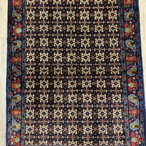 1.6x1.1M Fine Persian Iron Bijar Rug