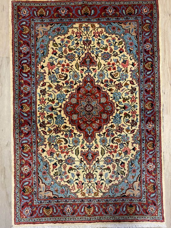 1.6×1.1M Arabesque Sarough Rug