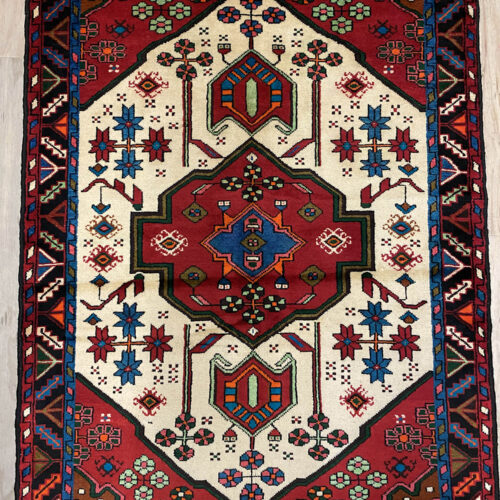 1.5x1.1M Village Persian Saveh Rug
