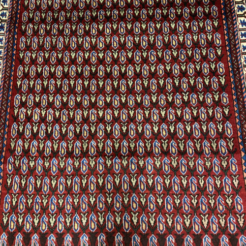 2x1M Fine Persian Abadeh Rug Boteh Paisley (shiraz)