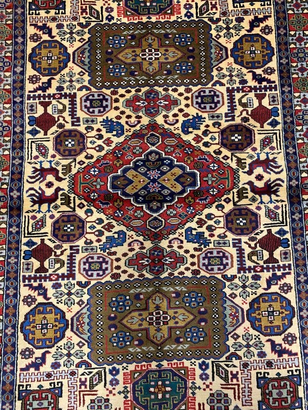 1.6×1.1M Persian Ardebil Pictorial Rug