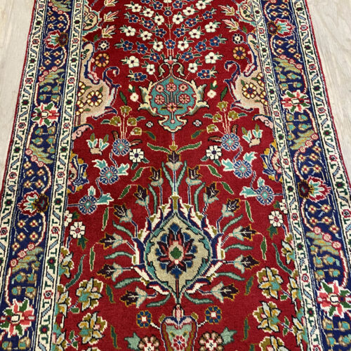 4.4m Vase Design Tabriz Persian Runner