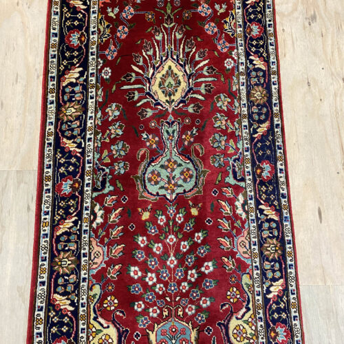 4.8M Vase Design Tabriz Persian Runner