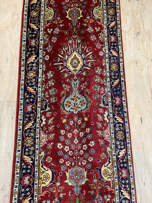 4.8M Vase Design Tabriz Persian Runner