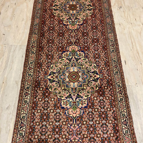 4M Senneh Bijar Persian Runner