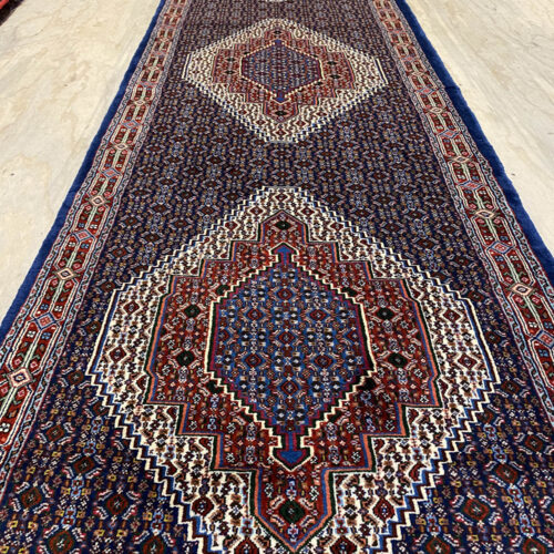 3.6M Signed Senneh Bijar Persian Runner (sanandaj)