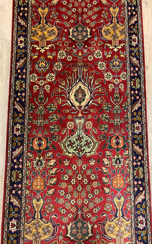 4M Vase Design Tabriz Persian Runner