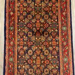 ANTIQUE 4M Handmade Hamedan Runner(45Years Old)