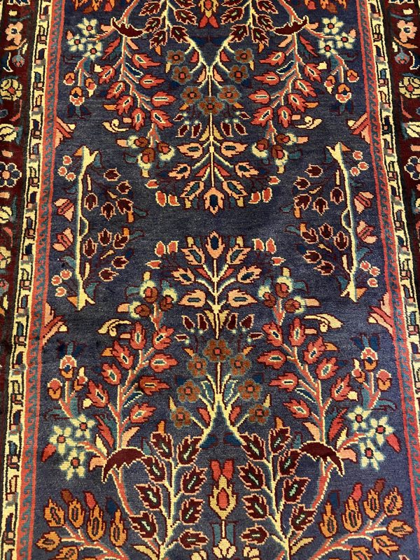 4M Long Tribal Handmade Hamedan Runner