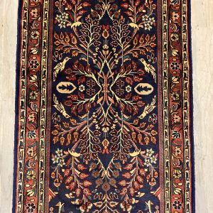 4.1M Long Tribal Handmade Hamedan Runner