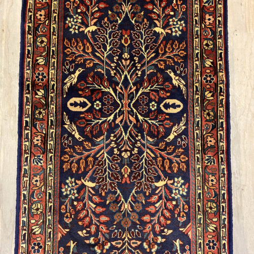 4.1M Long Tribal Handmade Hamedan Runner