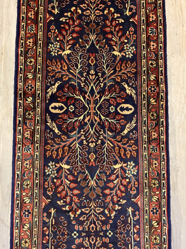 4.1M Long Tribal Handmade Hamedan Runner