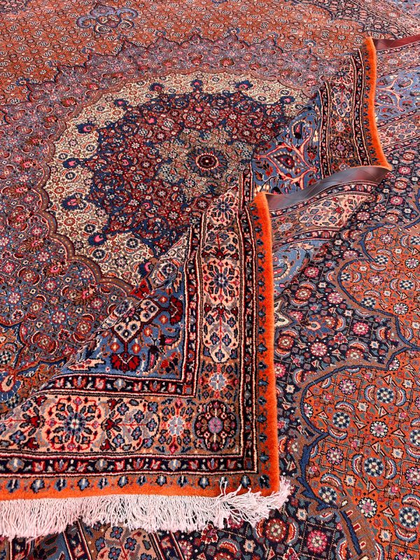 4.3×3.1M Signed Masterpiece Mood Persian Rug (Wool&Silk 60 Raj)