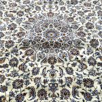 4x3M Royal Beige Persian Kashan Rug