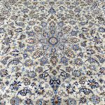 4x3M Signed Pistachio Tone Persian Kashan Rug