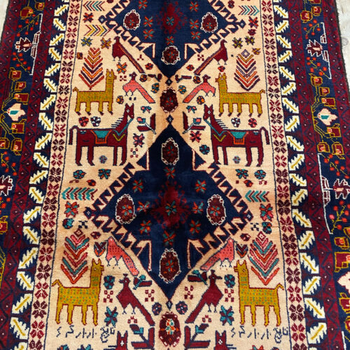 2x1M Pictorial Hamedan Persian Runner