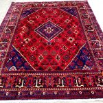 3.5×2.5M Geometric Design Joshaghan Persian Rug