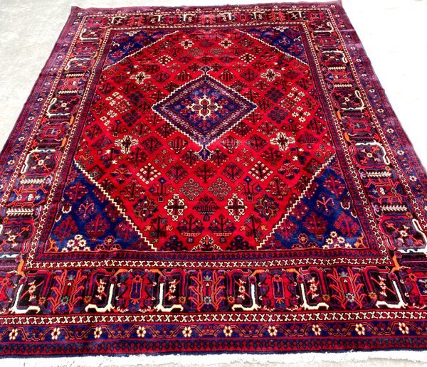 3.5×2.5M Geometric Design Joshaghan Persian Rug