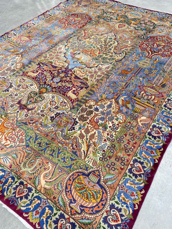 Pictorial Garden Of Eden Kashmar Rug
