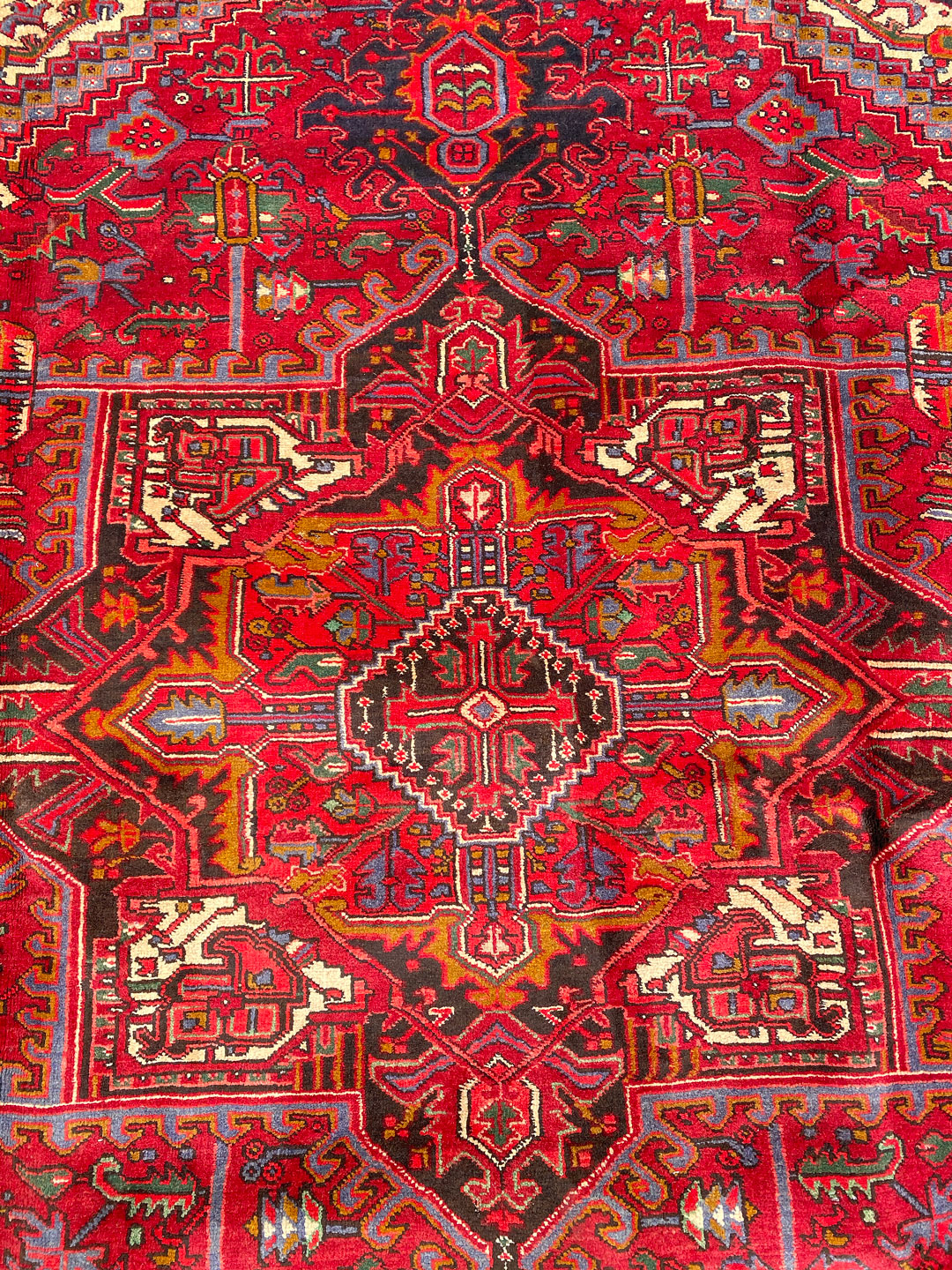 3.4x2.5M Fine Heriz Persian Rug - Image 5