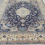 Masterpiece 4x3M Fine Silkinlaid Rug Nain (6La)