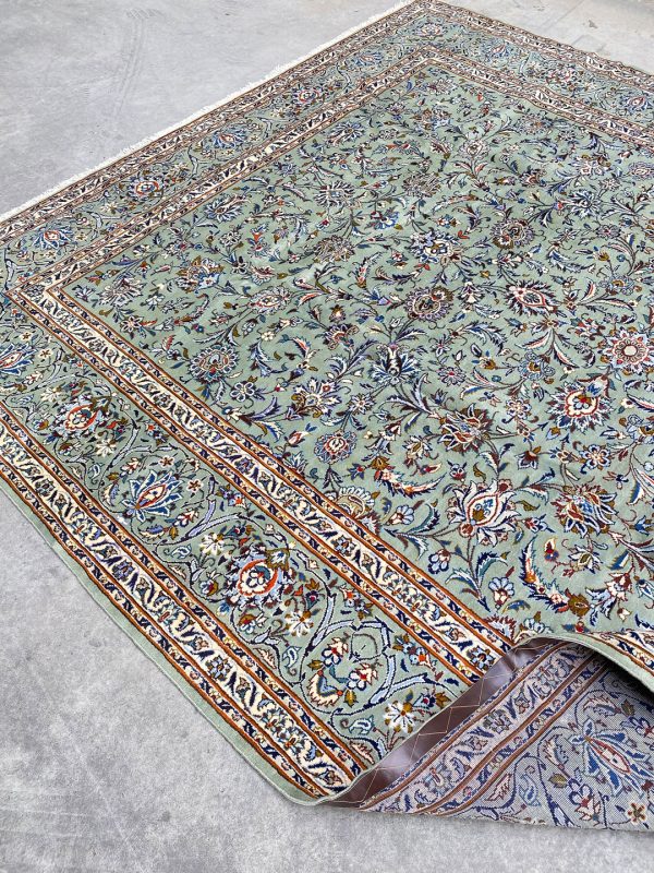 4x3M Pistachio Tone Persian Kashan