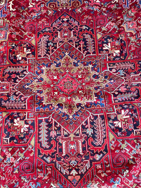4x3M Fine Genuine Heriz Persian Rug