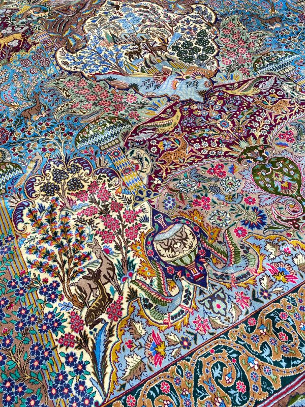 Pictorial Garden Of Eden Kashmar Rug