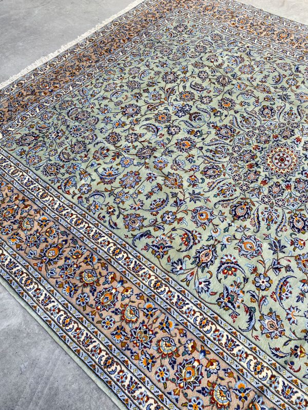 4x3M Pistachio Tone Persian Kashan