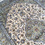 3.5×2.5M Beige Traditional Persian Kashan
