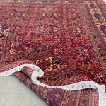 Antique And Signed Mashad Persian Rug