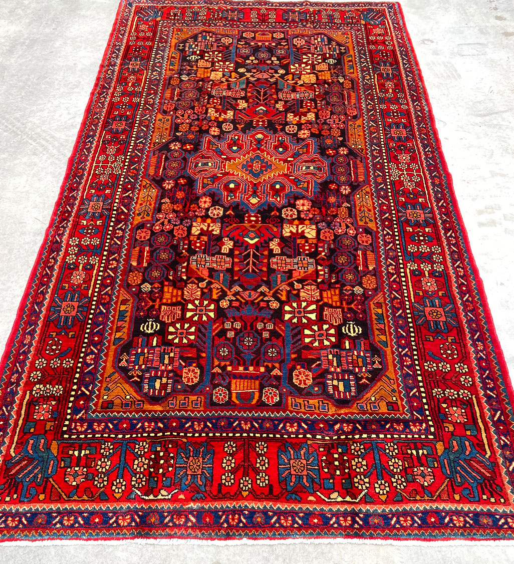 3.3x1.7M Tribal Nahavand Rug