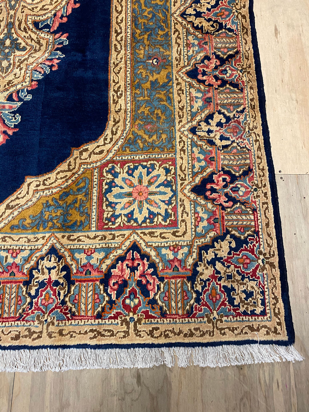 3.7x1.5M Antique Signed Masterpiece Kerman Rug - Image 2