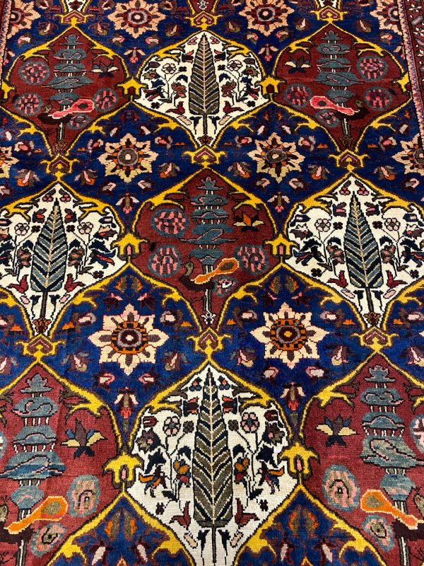 2×1.3M Antique Bakhtiari Persian Rug