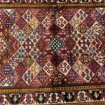 2×1.4M Vintage Persian Joshaghan Rug