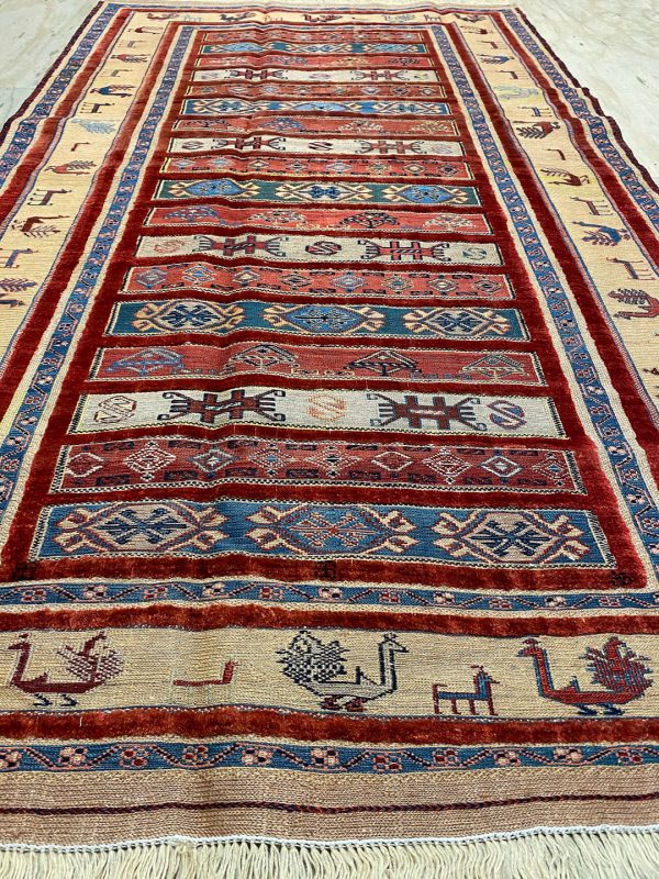 2.1×1.2M Blouchi Handmade Kilim rug