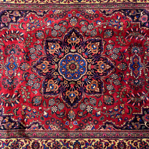 Masterpiece 2.1x1.5M Antique Mashad Persian Rug