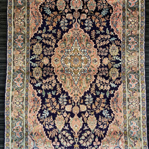 1.7x1M Pure Silk Qom Persian Rug