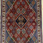 1.6×1.1M Persian Joshaghan Rug