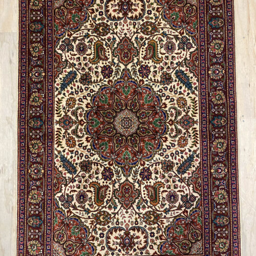 1.5x1M Vintage Tabriz Persian Rug