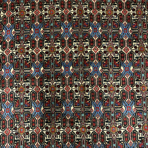 1.4x1.1M Kurdish Sanandaj  Rug (Mahi)